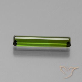 Tormalina Verde scuro naturale da 1.58 ct, Ottagonale / Taglio smeraldo, VS