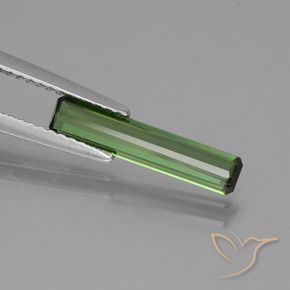 Tormalina Verde scuro naturale da 1.01 ct, Ottagonale / Taglio smeraldo, VS