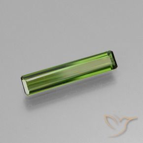 Tormalina Verde medio naturale da 1.08 ct, Ottagonale / Taglio smeraldo, VVS