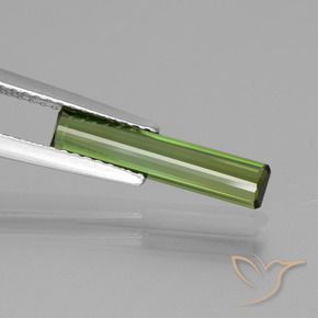 Tormalina Verde medio naturale da 1.08 ct, Ottagonale / Taglio smeraldo, VVS