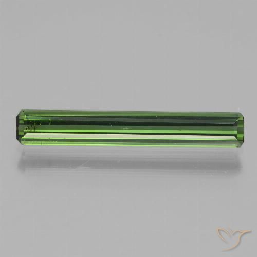 1.70ct Naturale Verde scuro Tormalina, Taglio smeraldo, VS-SI