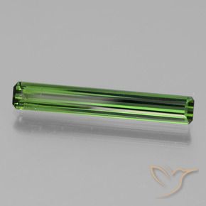 Tormalina Verde scuro naturale da 1.70 ct, Ottagonale / Taglio smeraldo, VS-SI