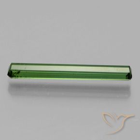 Tormalina Verde scuro naturale da 1.70 ct, Ottagonale / Taglio smeraldo, VS-SI