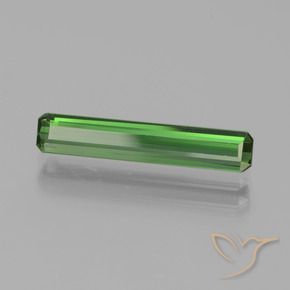 Tormalina Verde scuro naturale da 1.80 ct, Ottagonale / Taglio smeraldo, VVS-VS