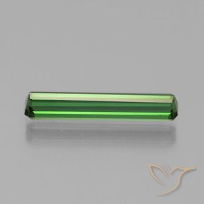 Tormalina Verde scuro naturale da 1.80 ct, Ottagonale / Taglio smeraldo, VVS-VS