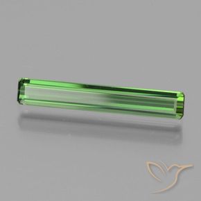 Tormalina Verde medio naturale da 1.37 ct, Ottagonale / Taglio smeraldo, VVS