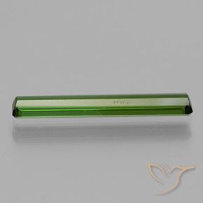 Tormalina Verde terroso naturale da 1.23 ct, Ottagonale / Taglio smeraldo, VS