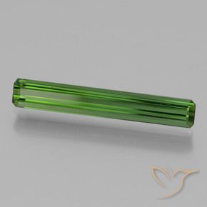 Tormalina Verde medio naturale da 1.24 ct, Ottagonale / Taglio smeraldo, VVS-VS