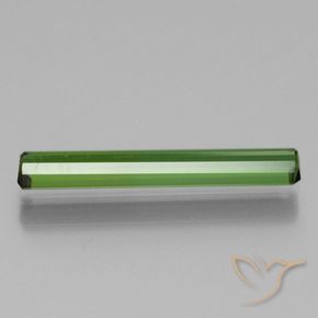 Tormalina Verde medio naturale da 1.24 ct, Ottagonale / Taglio smeraldo, VVS-VS