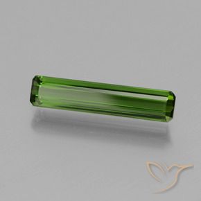 Tormalina Verde scuro naturale da 1.27 ct, Ottagonale / Taglio smeraldo, VVS