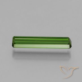 Tormalina Verde scuro naturale da 1.27 ct, Ottagonale / Taglio smeraldo, VVS