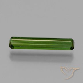 Tormalina Verde medio naturale da 1.49 ct, Ottagonale / Taglio smeraldo, VVS