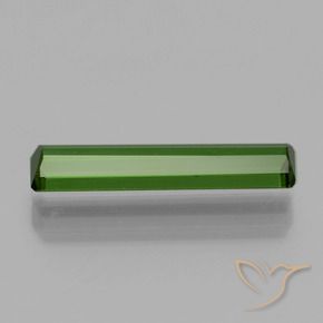 Tormalina Verde scuro naturale da 1.30 ct, Ottagonale / Taglio smeraldo, VVS