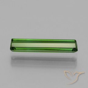 Tormalina Verde scuro naturale da 1.26 ct, Ottagonale / Taglio smeraldo, VS