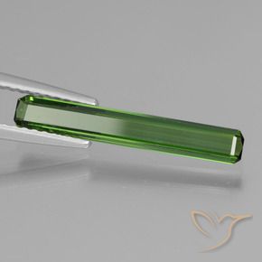 Tormalina Verde foresta naturale da 1.12 ct, Ottagonale / Taglio smeraldo, VS