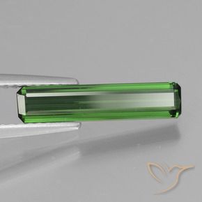 Tormalina Verde naturale da 1.02 ct, Ottagonale / Taglio smeraldo, VS