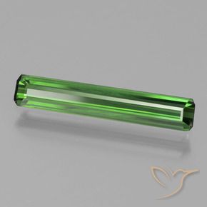 Tormalina Verde naturale da 1.11 ct, Ottagonale / Taglio smeraldo, VVS