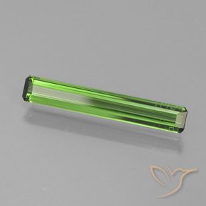 Tormalina Verde scuro naturale da 1.13 ct, Ottagonale / Taglio smeraldo, VS