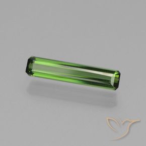 Tormalina Verde terroso naturale da 0.88 ct, Ottagonale / Taglio smeraldo, VVS