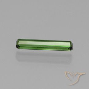 Tormalina Verde terroso naturale da 0.88 ct, Ottagonale / Taglio smeraldo, VVS