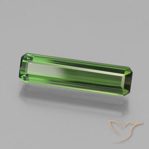 Tormalina Verde scuro naturale da 1.82 ct, Ottagonale / Taglio smeraldo, VS