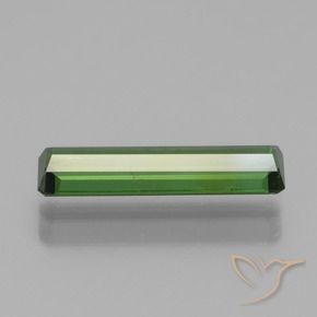 Tormalina Verde terroso naturale da 1.37 ct, Ottagonale / Taglio smeraldo, VS