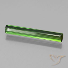 Tormalina Verde foresta naturale da 1.70 ct, Ottagonale / Taglio smeraldo, VVS
