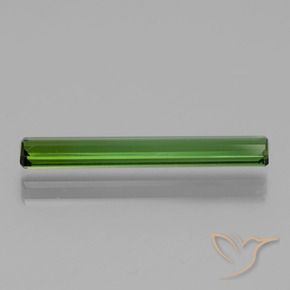 Tormalina Verde foresta naturale da 1.70 ct, Ottagonale / Taglio smeraldo, VVS