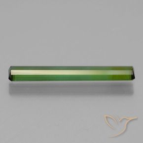 Tormalina Verde medio naturale da 1.47 ct, Ottagonale / Taglio smeraldo, VVS