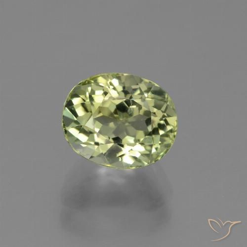 2.31ct Naturale Verde medio Tormalina, Ovale, VVS-VS