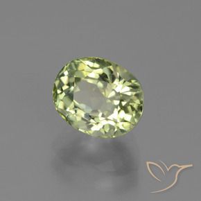 Tormalina Verde medio naturale da 2.31 ct, Ovale, VVS-VS