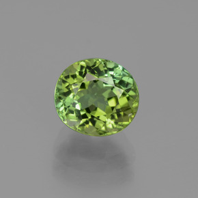 Tormalina Verde medio naturale da 2.04 ct, Taglio ovale, VS
