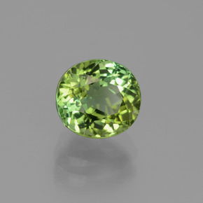 Tormalina Verde medio naturale da 2.04 ct, Taglio ovale, VS