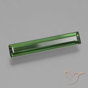 Tormalina Verde medio naturale da 1.35 ct, Ottagonale / Taglio smeraldo, VVS