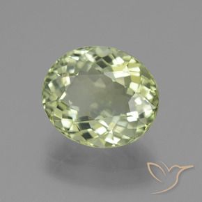 Tormalina Verde medio naturale da 3.61 ct, Ovale, VVS