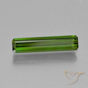 Tormalina Verde scuro naturale da 1.06 ct, Ottagonale / Taglio smeraldo, VS