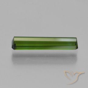 Tormalina Verde scuro naturale da 1.06 ct, Ottagonale / Taglio smeraldo, VS