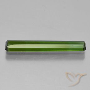 Tormalina Verde scuro naturale da 1.48 ct, Ottagonale / Taglio smeraldo, VVS