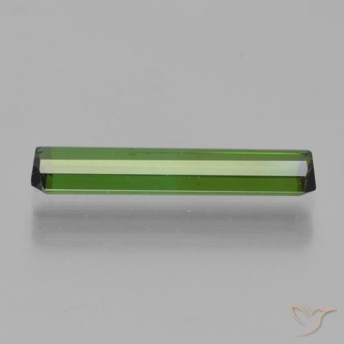 Tormalina Verde terroso naturale da 1.14 ct, Ottagonale / Taglio smeraldo, VVS-VS
