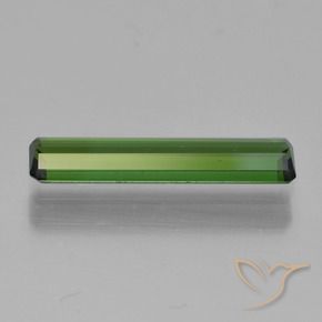 Tormalina Verde scuro naturale da 1.07 ct, Ottagonale / Taglio smeraldo, VVS-VS