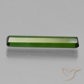 Tormalina Verde scuro naturale da 1.41 ct, Ottagonale / Taglio smeraldo, VVS-VS