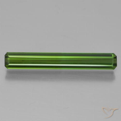 Tormalina Verde foresta naturale da 1.33 ct, Ottagonale / Taglio smeraldo, VVS-VS