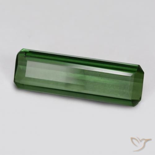 Tormalina Verde foresta naturale da 0.76 ct, Ottagonale / Taglio smeraldo, VVS-VS