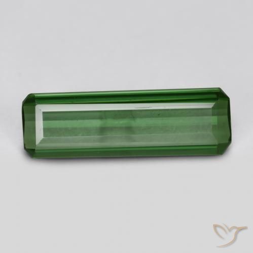 Tormalina Verde foresta naturale da 0.76 ct, Ottagonale / Taglio smeraldo, VVS-VS