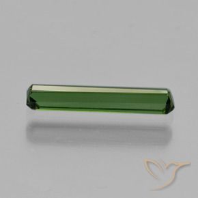 Tormalina Verde medio naturale da 0.84 ct, Ottagonale / Taglio smeraldo, VVS-VS