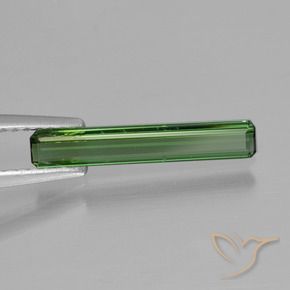 Tormalina Verde medio naturale da 0.66 ct, Ottagonale / Taglio smeraldo, VVS-VS