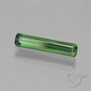 Tormalina Verde scuro naturale da 0.75 ct, Ottagonale / Taglio smeraldo, VVS