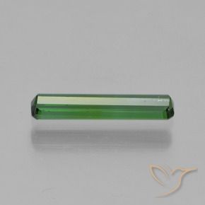 Tormalina Verde scuro naturale da 0.75 ct, Ottagonale / Taglio smeraldo, VVS