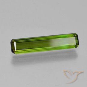 Tormalina Verde medio naturale da 1.08 ct, Ottagonale / Taglio smeraldo, VVS-VS