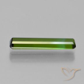 Tormalina Verde medio naturale da 1.08 ct, Ottagonale / Taglio smeraldo, VVS-VS